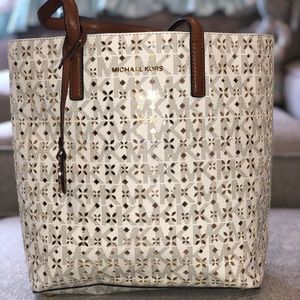Gold Michael Kors Tote
